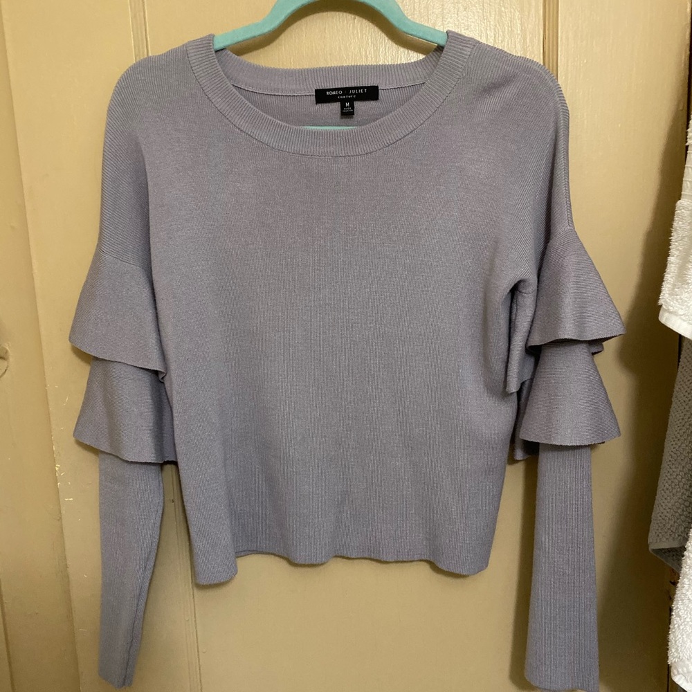 Lavender cropped sweater